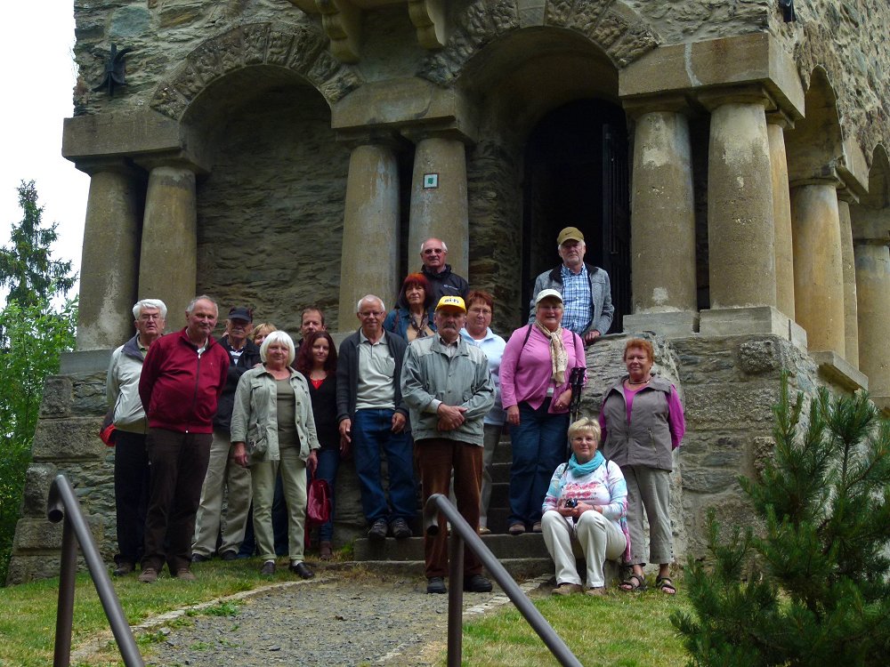 Am Bismarckturm auf dem Grnberg bei Eger (Cheb)