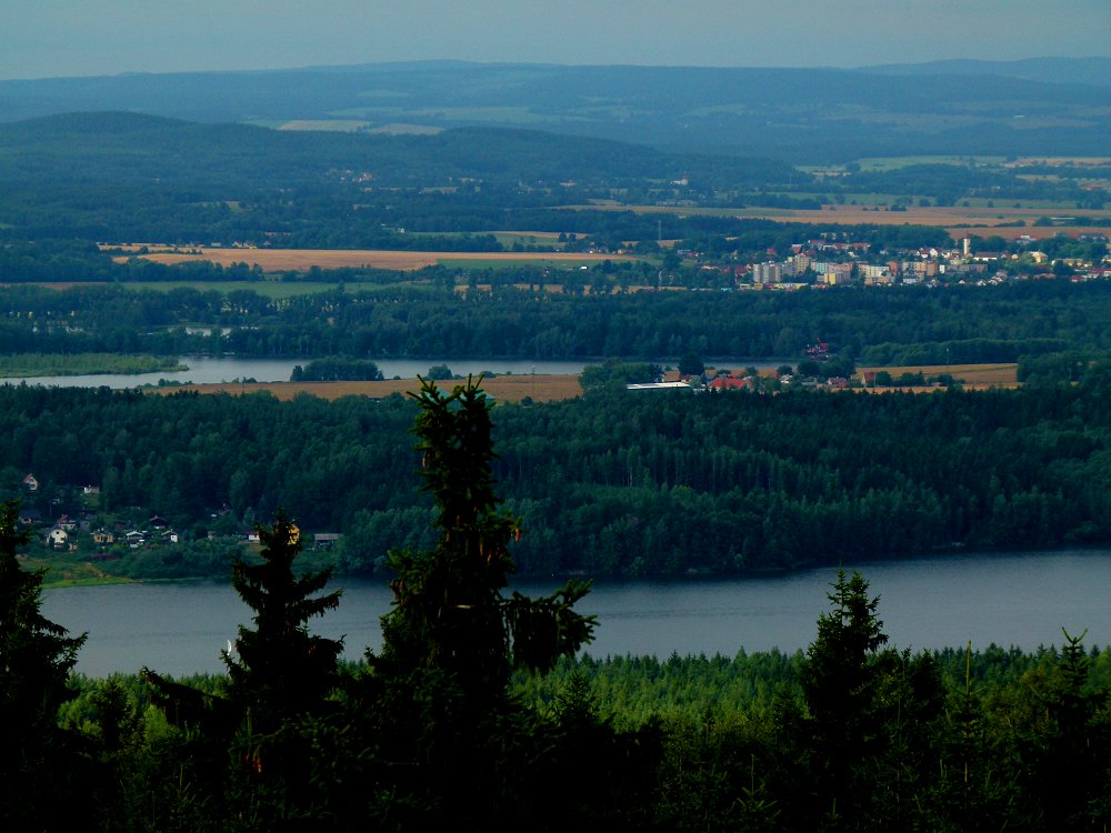 Skalka-Stausee, Amerika-Teich, Franzensbad, Elstergebirge und Erzgebirge