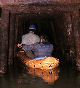 Bergwerksstollen in der Hohen Mtze im Fichtelgebirge