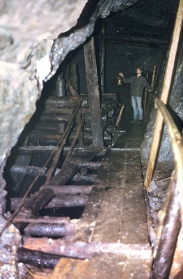 Historisches Eisenbergwerk Fichtelberg, heute Besucherbergwerk