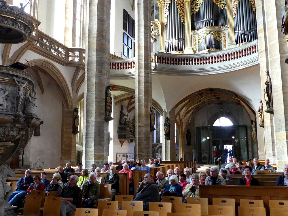 Die Marktleuthener Heimatforscher im Freiberger Dom