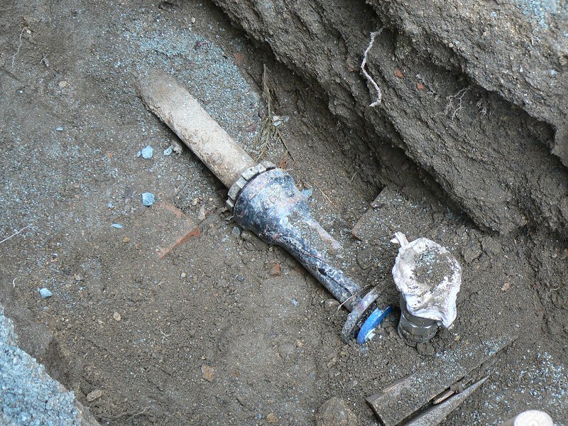 Reaktivierung der alten Brunnenwasserleitung auf dem Marktplatz Marktleuthen