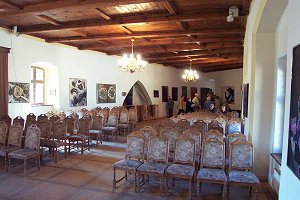 Der Saal der Burg Elbogen