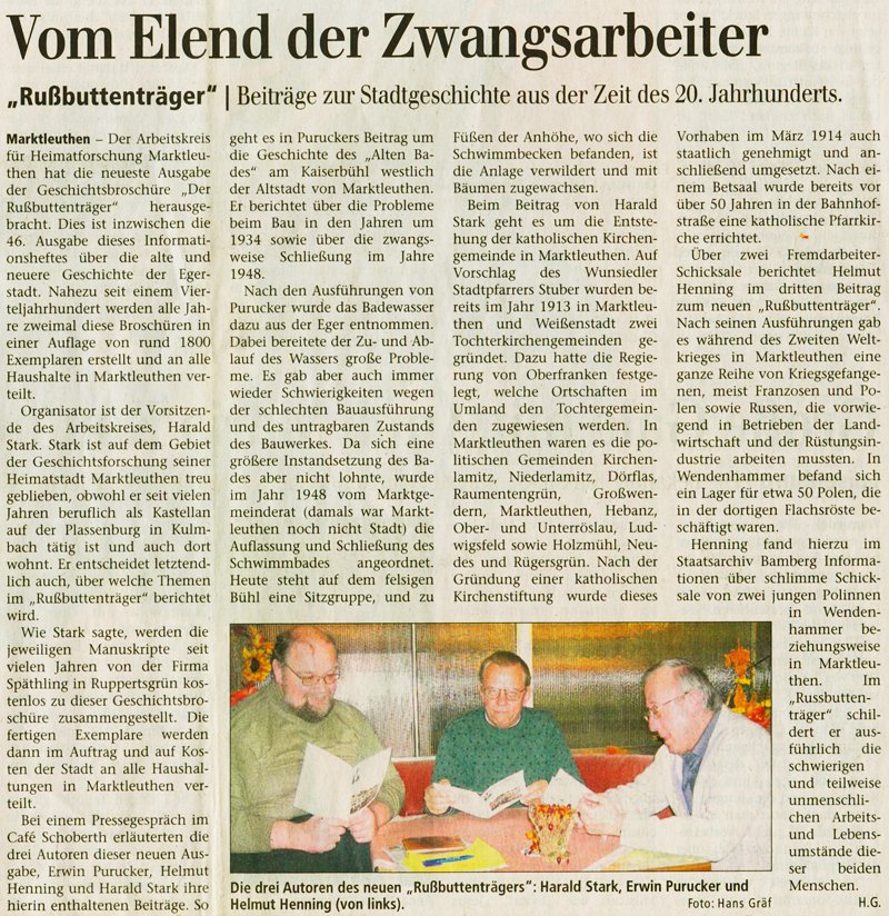 Vom Elend der Zwangsarbeiter