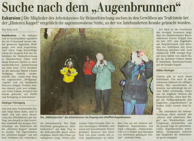 Suche nach dem Augenbrunnen