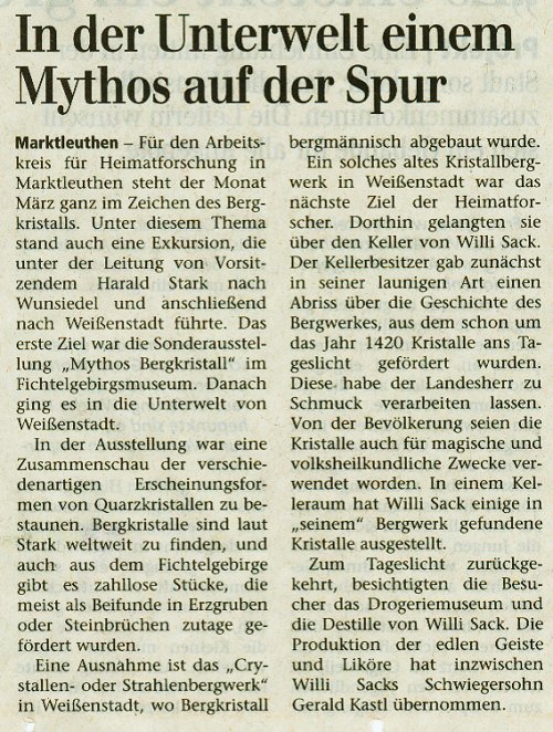 In der Unterwelt einem Mythos auf der Spur