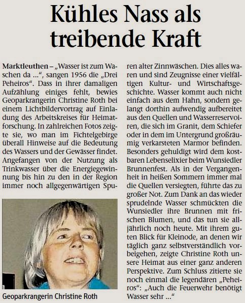 Khles Nass und treibende Kraft - Christine Roth