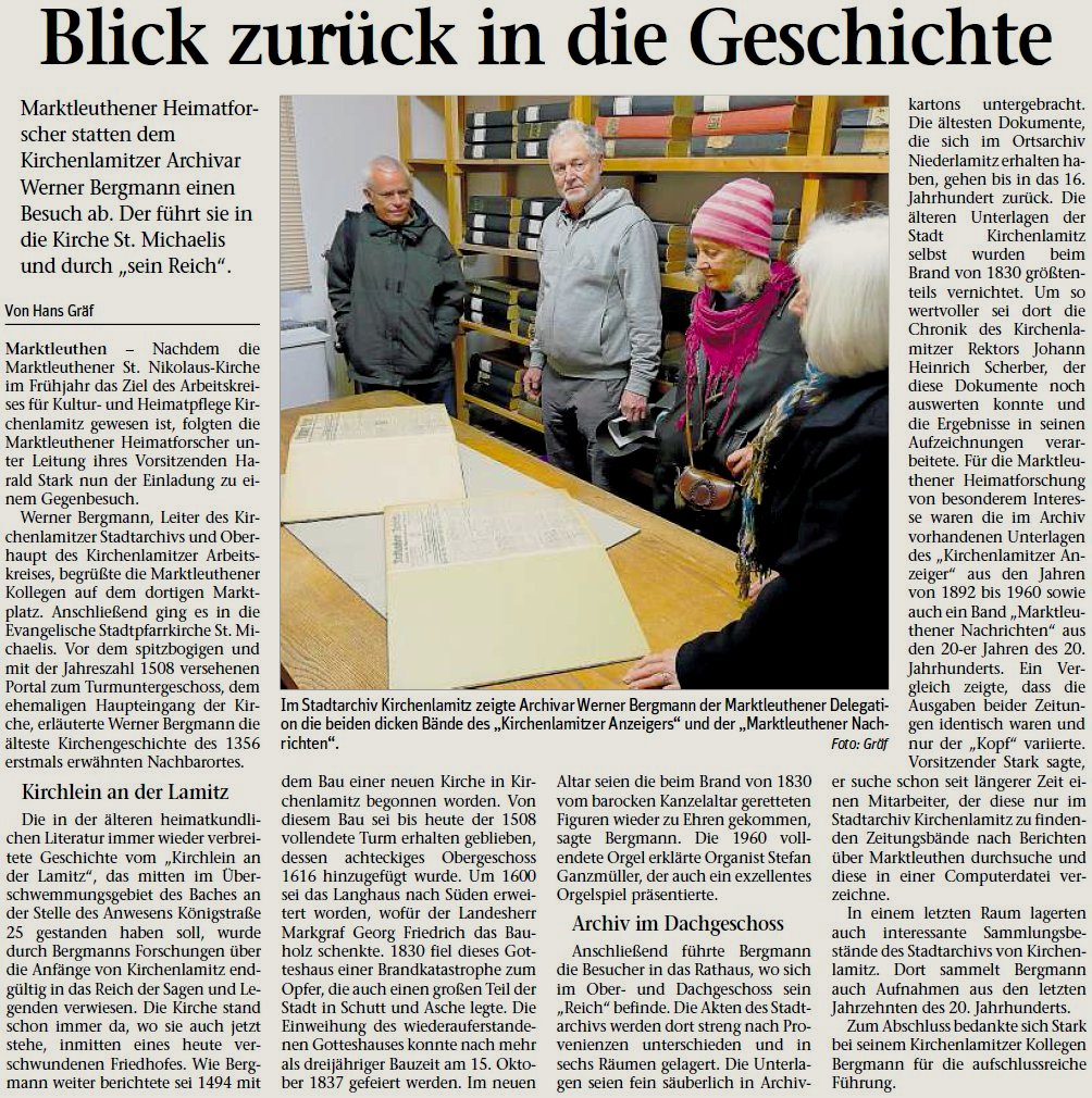 Besuch in Kirchenlamitz