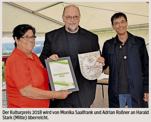 Kulturpreis des Fichtelgebirgsvereins an Harald Stark