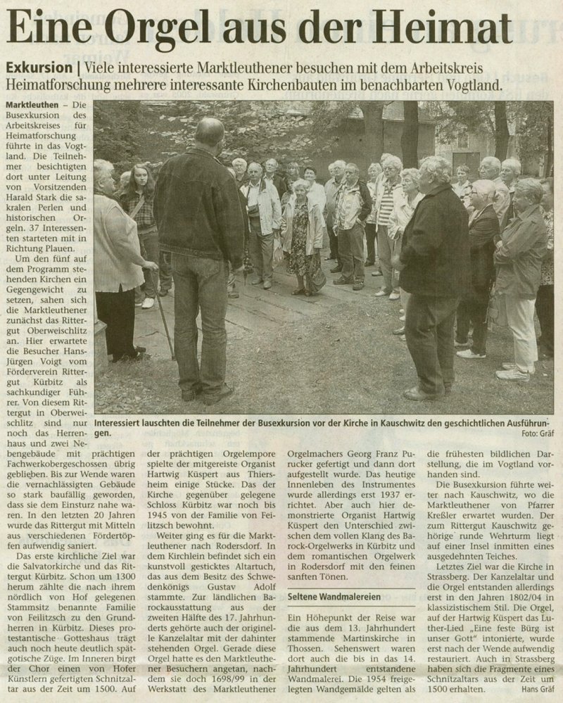 Eine Orgel aus der Heimat