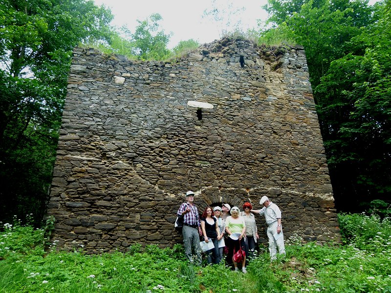 Ruine des Burgturms in Markhausen