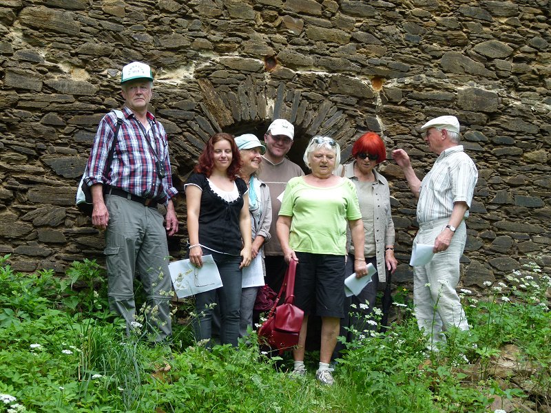 Die Wanderer des Arbeitskreises in Markhausen